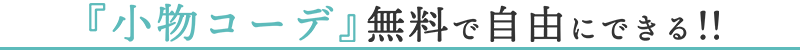 小物コーデ無料